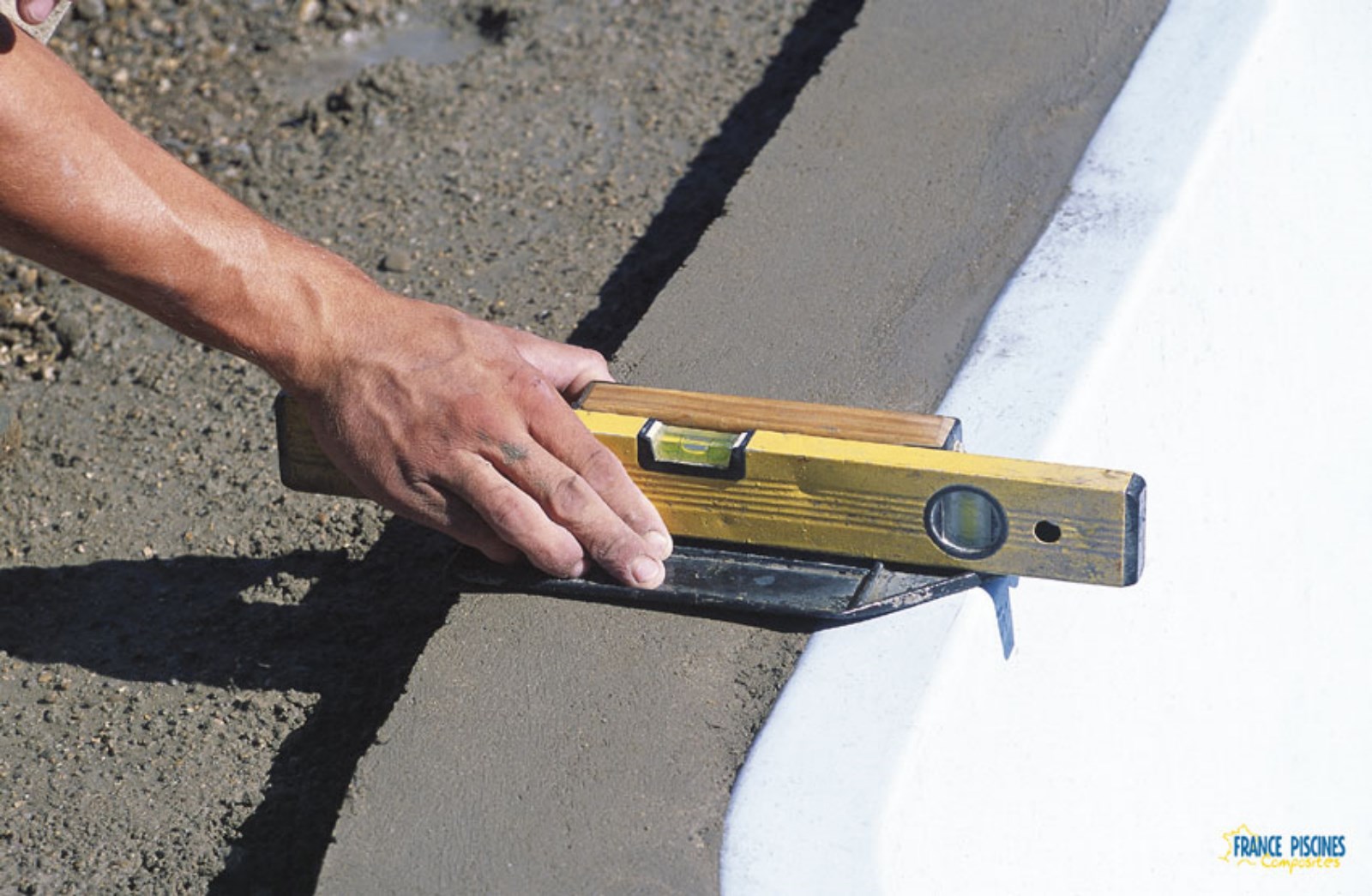 Réalisation de la ceinture béton