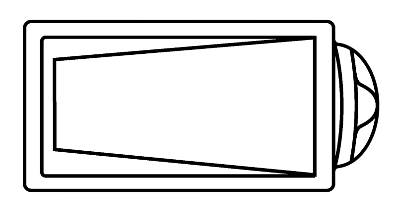 PISCINE COQUE POLYESTER AVEC ESCALIER ROMAN ET FOND INCLINÉ MODÈLE CAPRI