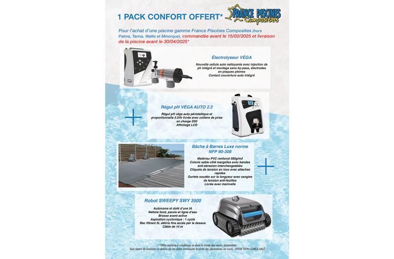 1 PACK CONFORT OFFERT