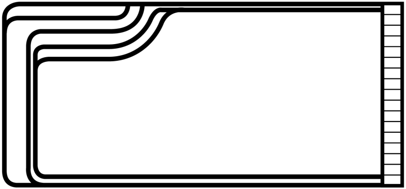 PISCINE COQUE POLYESTER AVEC COUVERTURE AUTOMATIQUE IMMERGÉE EN FOND MODÈLE BALI