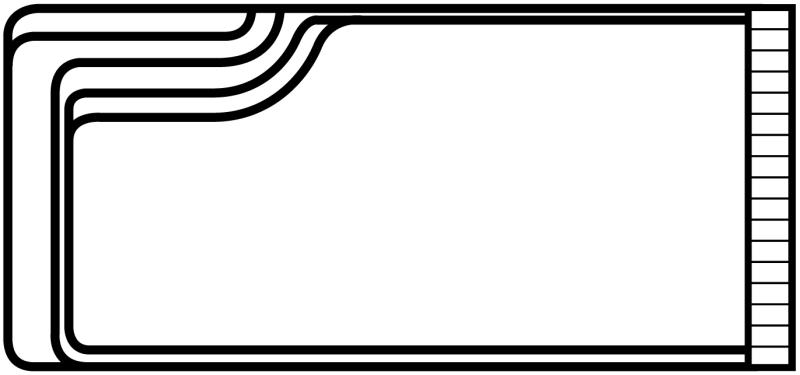 PISCINE COQUE POLYESTER AVEC COUVERTURE AUTOMATIQUE IMMERGÉE EN FOND MODÈLE BERMUDES