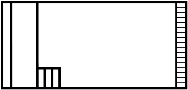 PISCINE COQUE POLYESTER AVEC COUVERTURE AUTOMATIQUE IMMERGÉE EN FOND MODÈLE SAMOA