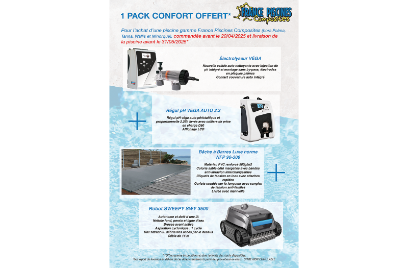 LE PACK CONFORT CONTINUE JUSQU'EN AVRIL