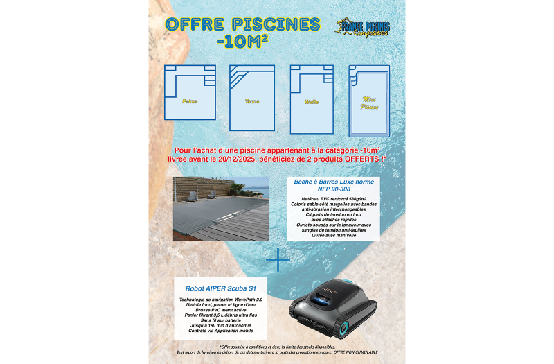 OFFRE PISCINES -10m2